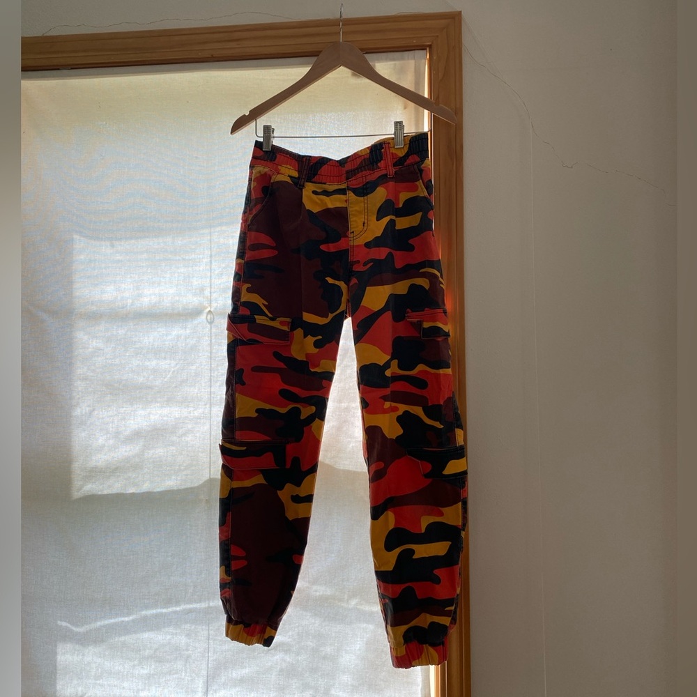 Flame camo pants